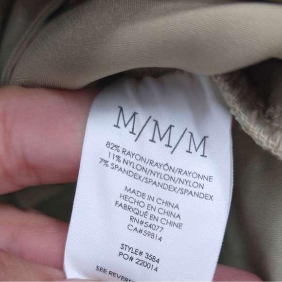 Cabi Pastime Houndstooth Plaid Skirt Above Knee Asymmetrical Hem Pockets NWT - Picture 10 of 15